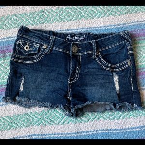 Amethyst jean shorts